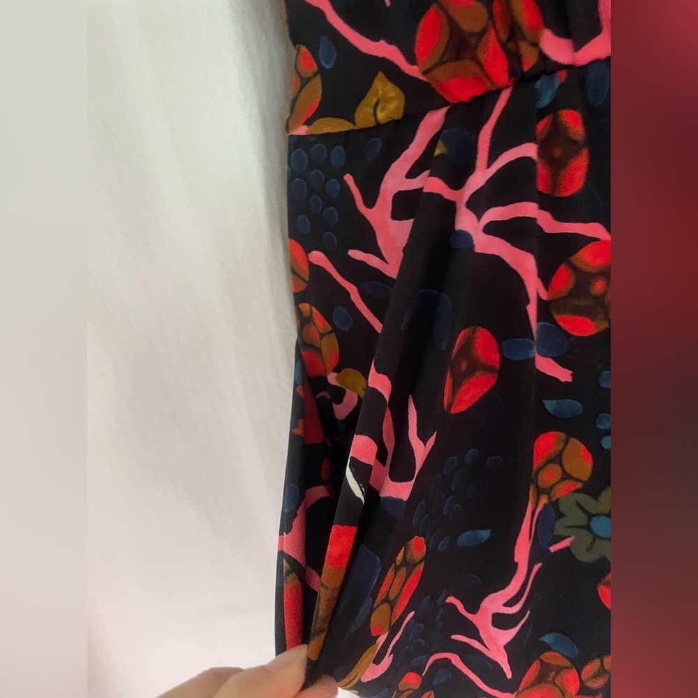 Colorful Floral Print mini Dress Rachel Roy brand XS women’s - Picture 3 of 6